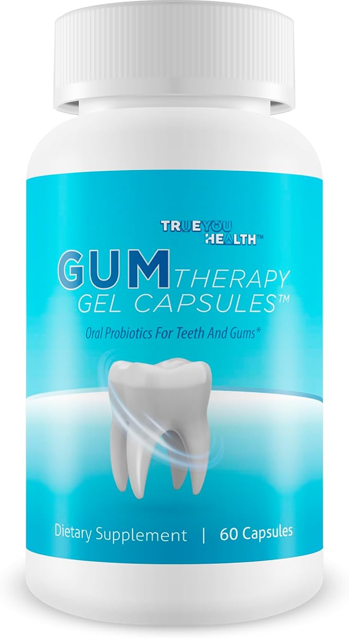 Gum Therapy Gel Capsules - Our Best Gum &amp Teeth Support Probiotic - Oral Dental Probiotics Gum Health Supplements - Gum &amp Teeth Probiotic - Our Best Oral Probiotics for Teeth and Gums - Gum Su