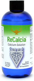 RnA ReSet ReCalcia – Liquid Calcium Supplement with Pico-Ionic Formula High Absorption for Bone &amp Cardiovascular Support Supports Muscle Function 8.1 fl oz (1-Pack) NSF Contents Certified