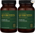 Global Healing Center Quercetin (2-Pack) 500mg Total 250mg Each Support Immune System Function &amp Body's Natural Response to Occasional Allergies - QuerceFIT Without Bromelain &amp Zinc - 60 Cap