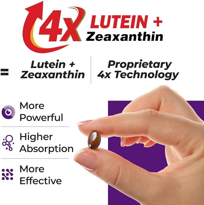 AFC Japan Ultimate Vision PRO – Improved Up-Sized Formula - Support Vitamins for Eye Health with Lutein Zeaxanthin Bilberry Nutrients for Blurry Dry Eyes Macular Health &amp Focus 45 Softgels