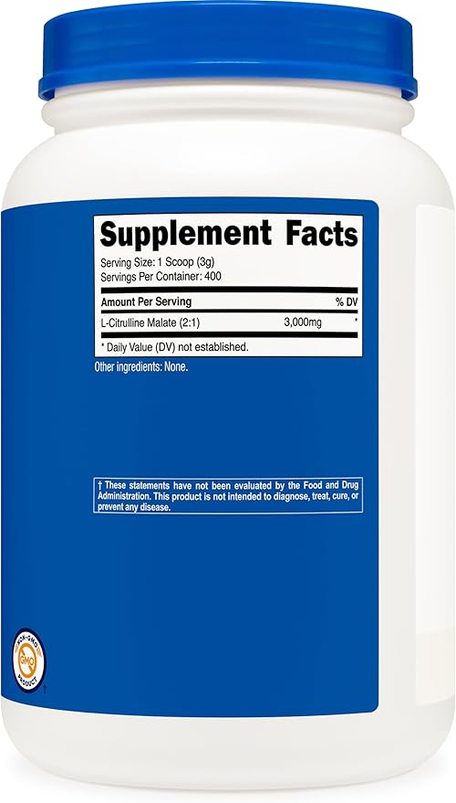 Nutricost L-Citrulline Malate Powder (2:1) 1.2KG