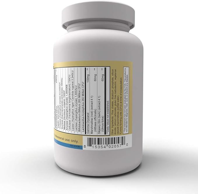 Priority One Vitamins Gastri Gest 120 Vegetarian Capsules - Powerful Combination of Plant enzymes That Help Maintain Healthy Digestion and intestinal Enzyme Activity.*