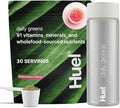 Huel Daily Greens Bundle | Watermelon Daily Greens Bag + Bottle | 30 Servings | Superfood Greens Powder | 91 Vitamins Minerals and Wholefood-Sourced Ingredient