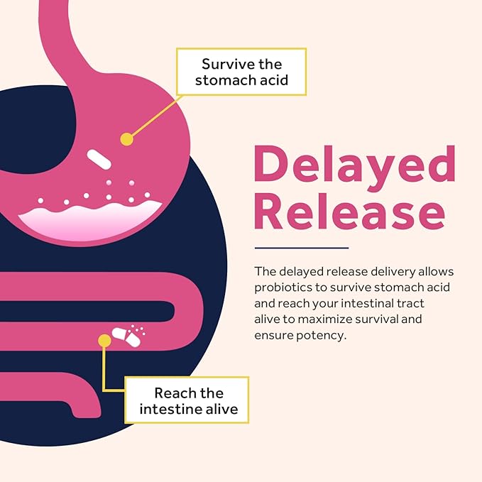 Doctor's Recipes Probiotics for Women 100 Billion CFU 32 Strains with Prebiotic Enzymes &amp Cranberry Shelf Stable Delayed Release 60 Caps
