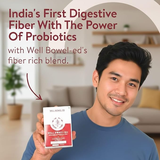 Advanced Unique Blend Of 5 Digestive Fiber Probiotics For Bowel Health Reduce Constipation Gas Bloating Weight Control Unflavored - 15 Sachets (Pack Of 1)