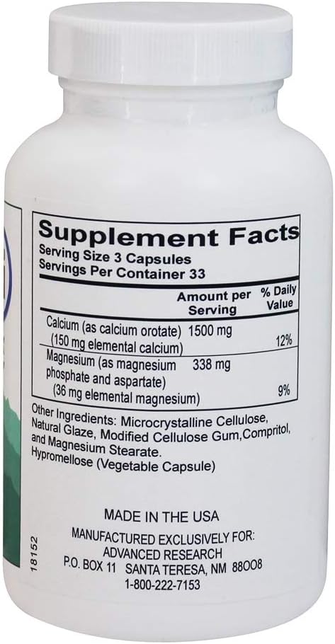 Dr. Hans Nieper Calcium Orotate Capsules 100 Count