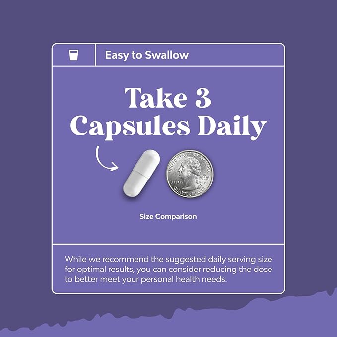 Triple Magnesium Complex Supplement - High Absorption Magnesium Glycinate Malate &amp Taurate Blend for Muscles Energy Support &amp Heart Health - Triple Mg Complex 400 mg Capsules - 180 Count