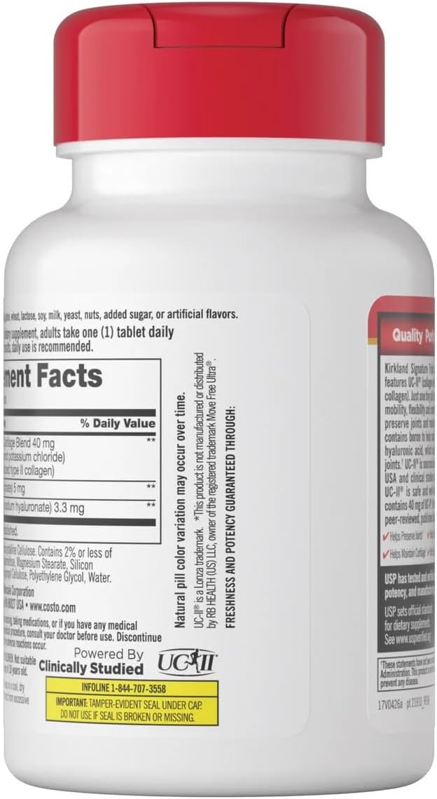 Signature Triple Action Joint Health Helps Preserve Joints and Maintain Cartilage Support Joint Mobility Flexibility and Comfort - 110 Coated Tablets