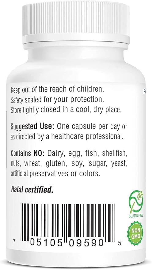 Bio-Tech Pharmacal B2-400 100 Capsules – All-Natural Supplement – Supports Clarity and Productivity – No Dairy Fish Gluten Peanut Shellfish GMOS &amp Soy – No Artificial Colors