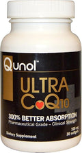Qunol Ultra CoQ10 100mg Softgels- 3x Better Absorption Antioxidant for Heart Health &amp Energy Production Coenzyme Q10 Vitamins and Supplements 1 Month Supply 30 Count