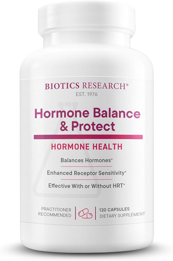 Biotics Research Hormone Balance and Protect - Formulated by Dr. Lindsey Devaki Berkson Hormone Expert. PABA Milk Thistle Broccoli Seed Extract 120 Capsules
