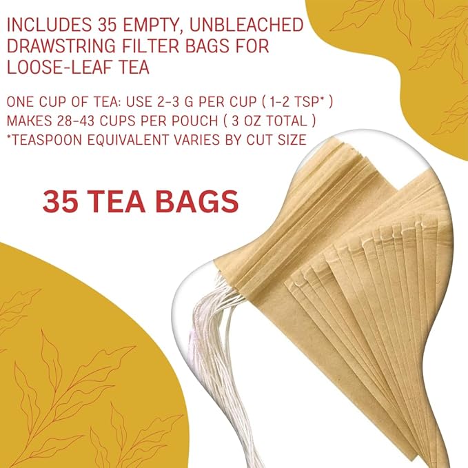 Thyroid Hero – Herbal Tea for Thyroid Function &amp Balance Support | 8 Functional Herbs | Caffeine-Free | 35 Tea Bags Included*