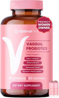 Optimal Prime Vaginal Probiotics for Women with Prebiotics Cranberry Extract and a Lactobacillus Probiotic Blend Supports Healthy Vaginal Flora Odor Control pH Balance 60 Capsules