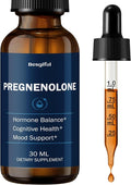 Liquid Pregnenolone Supplement Sublingual Micronized Liquid for Hormone Balance Memory &amp Focus Support Promote Cognitive Health Better Absorption Than Capsules 30 ml