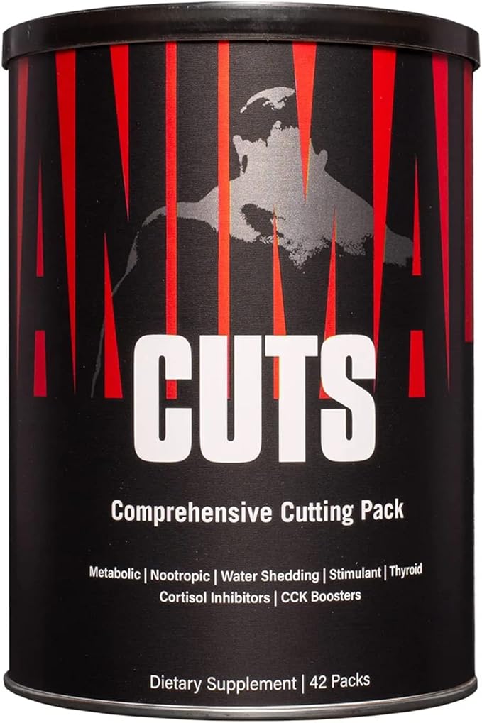 Animal Cuts Thermogenic Fat Burner + Omega + Stak - Weight Loss Management Diet Pills for Men and Women