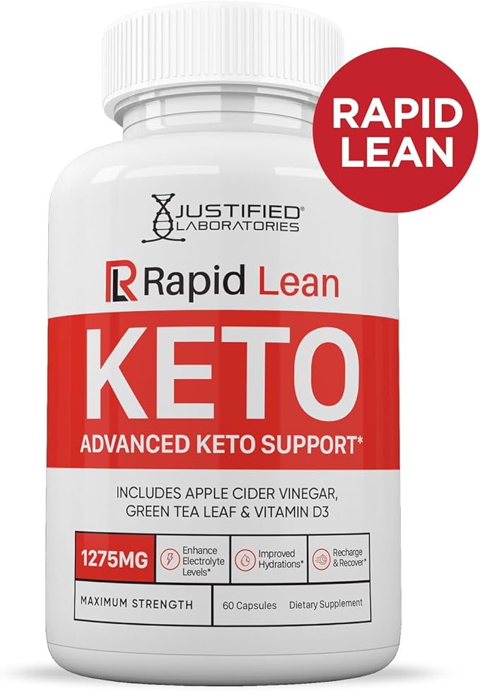 (5 Pack) Rapid Lean Keto ACV Pills 1275MG Keto Support Blend Capsule Alternative to Keto ACV Gummies Formulated with Apple Cider Vinegar Extra Virgin Olive Oil Powder Green Tea Leaf 300 Capsules