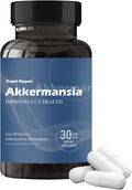 Akkermansia Probiotic with Prebiotic Fiber - Increases GLP-1 Production Delayed Release Third-Party Tested 100M AFU Live Strain for Gut Health for Men &amp Women (1pc)