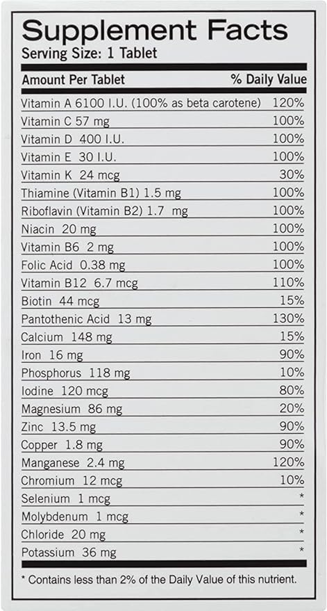 Geritol Complete Tablets 100 Count (Pack of 3)