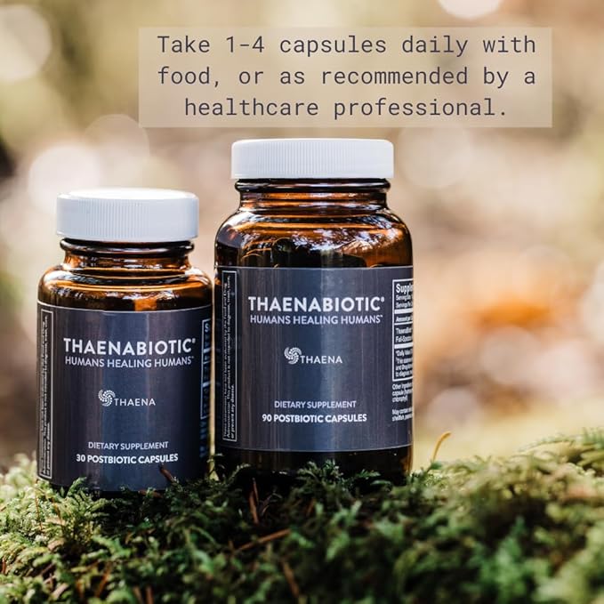 ThaenaBiotic Postbiotic - World's First Human-Derived Postbiotic Supplement - 30 Count