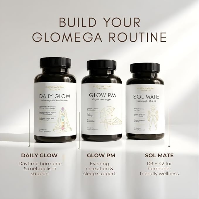 Glow Natural Wellness GLOMEGA - Antarctic Krill Oil Omega-3 Supplement for Women Omega 3 Fatty Acids EPA &amp DHA 1000mg - 60 Softgels