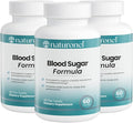 Blood Sugar Formula (3 Pack) Metabolic Support with Cinnamon Banaba Bitter Melon Guggul Licorice Gymnema Juniper Alpha Lipoic Acid &amp Chromium | Made in USA GMP Certified