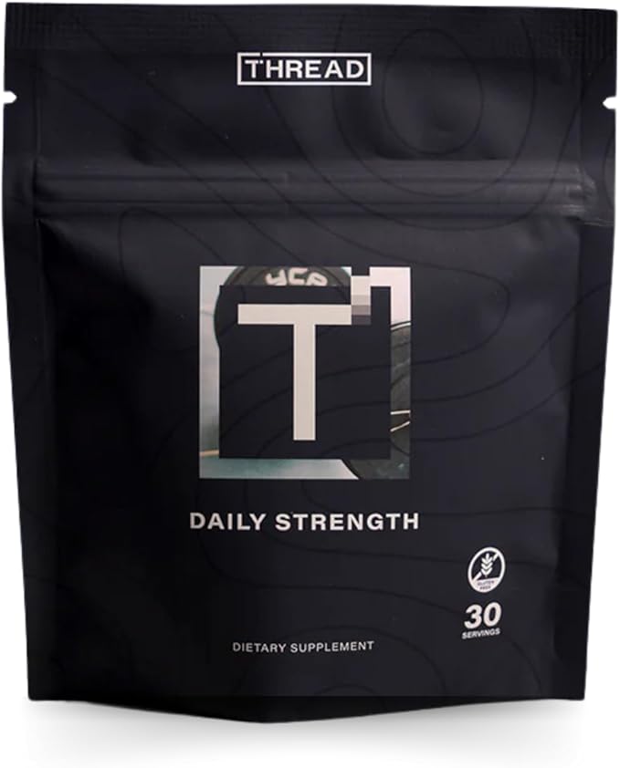 THREAD Performance Daily Strength | Strength &amp Recovery Capsules for Young Athletes | RipFACTOR® Herbal Blend | 30 Servings