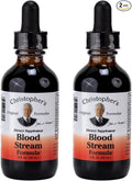 Christopher's Original Formulas Blood Stream Formula 2 oz Glycerine Extract - Natural Herbal Blend - Pack of 2