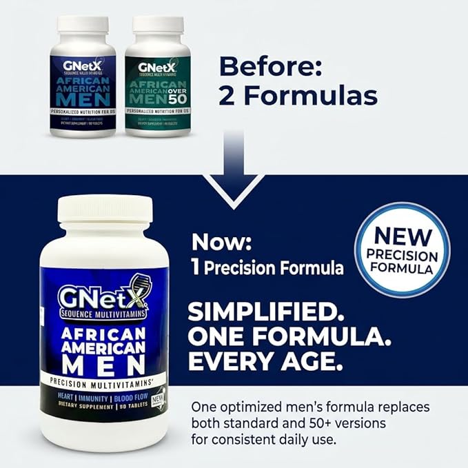 Sequence Multivitamins for African American Men - Powerful Formula with Vitamin C Zinc and Vitamin D for Immune Support and Heart Health
