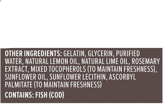 Primal Blueprint Primal Omegas Omega-3 Fatty Acid Daily Supplement 120 Count