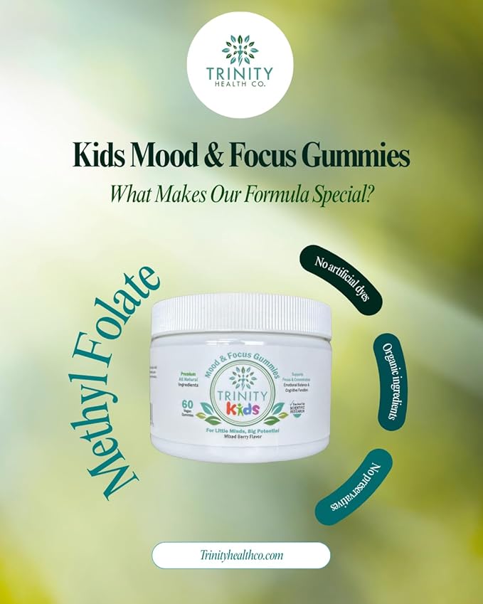 Trinity Kids Children's Mood and Focus Gummies