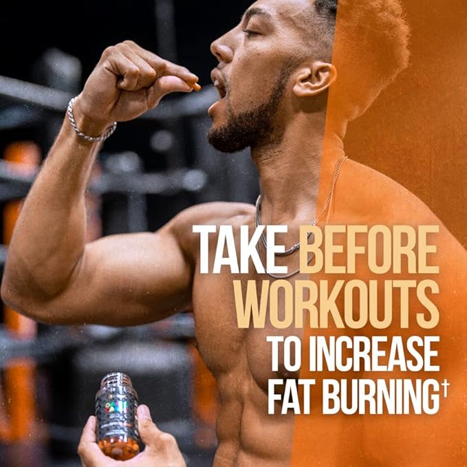 ALPHA LION Gains Candy Pills that Support Weight Loss Energy Supplements 100% Natural Extract Calorie Burning Regulates Healthy Metabolism 60 Capsules (Fat Loss - CaloriBurn®)