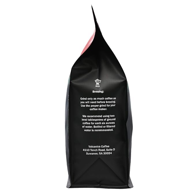 Papua New Guinea Reserve Coffee Dark Roast Whole Bean Fair Trade Fresh Roasted 16-Ounce