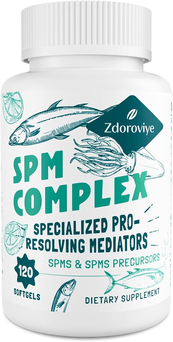 Zdoroviye Specialized Pro-Resolving Mediators and SPMs Precursors Complex SPM Supplement - 120 Softgels