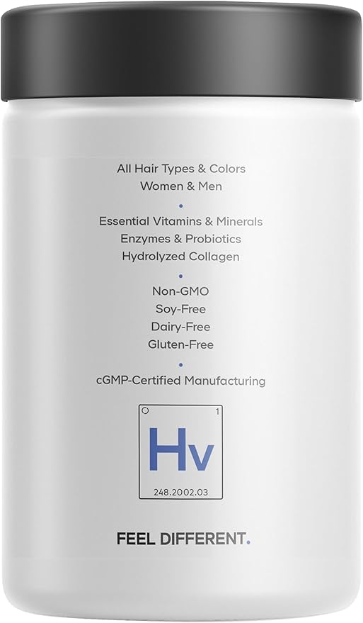 Codeage Hair Vitamins 10000 mcg Biotin Keratin Collagen Vitamin A B12 C D3 E Zinc Turmeric Probiotics Enzymes Inositol - Hair Care Support - Healthy Hair Supplement Pills - 120 Capsules