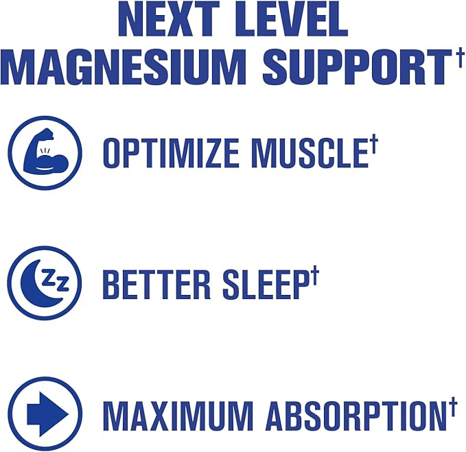 GAT SPORT Pro Magnesium High Potency Increased Absorption Vitamin B6 Vitamin D 120 Capsules