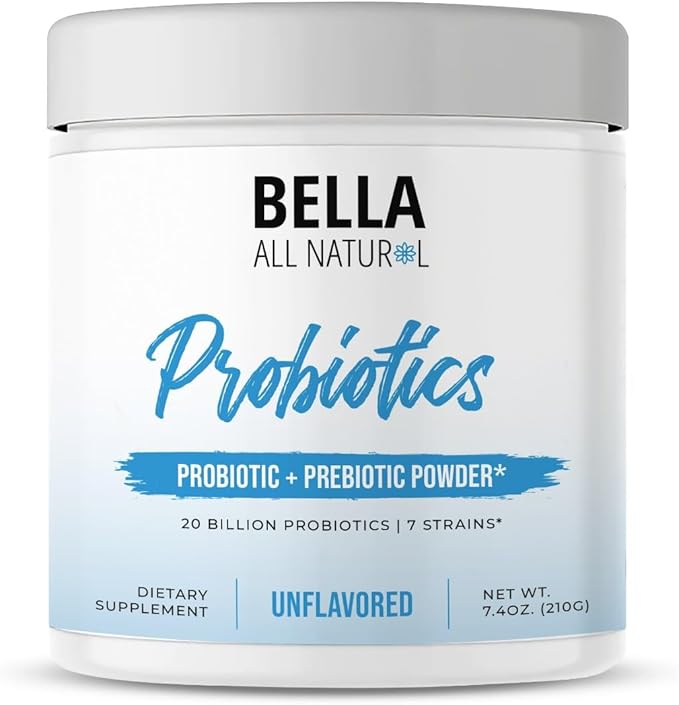 Bella All Natural Probiotics + Prebiotics Powder Unflavored 210grams