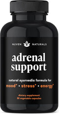 Adrenal Support - Cortisol Manager &amp Adrenal Support Supplements with Ashwagandha Extract Rhodiola Rosea Holy Basil to Help Stress Fatigue &amp Energy | Adaptogens | 90 Capsules