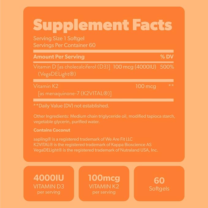 Vegan Omega 3 &amp Vegan Vitamin D3 + K2 Supplement Bundle - Plant-Based DHA &amp EPA Fatty Acids 4000 IU Vitamin D3 and 100mcg Vitamin K2 as Mk7