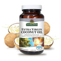 Nature's Answer Extra Virgin Coconut Oil Softgels Organic Coconut Oil Multi-Purpose Non-GMO Ideal for For Hair Skin Body Moisturizer (Pack of 2)