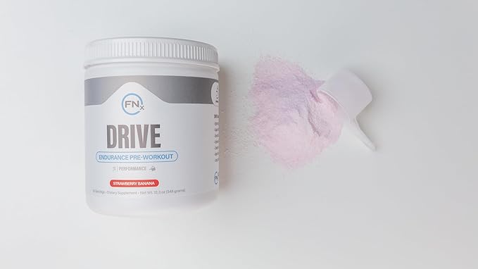| Drive Endurance Pre-Workout: Energy Strength &amp Endurance Support with Creatine Nitric Oxide Boost Beta Alanine L-Citrulline &amp More | No Crash Quick Recovery | Strawberry Banana