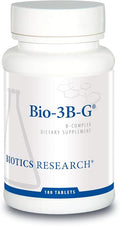 Biotics Research Bio-3B-G Vitamin B Complex Vitamin B Complex Supplement for Stress Energy and Adrenal Health Gluten Free Supplement 180 Tablets