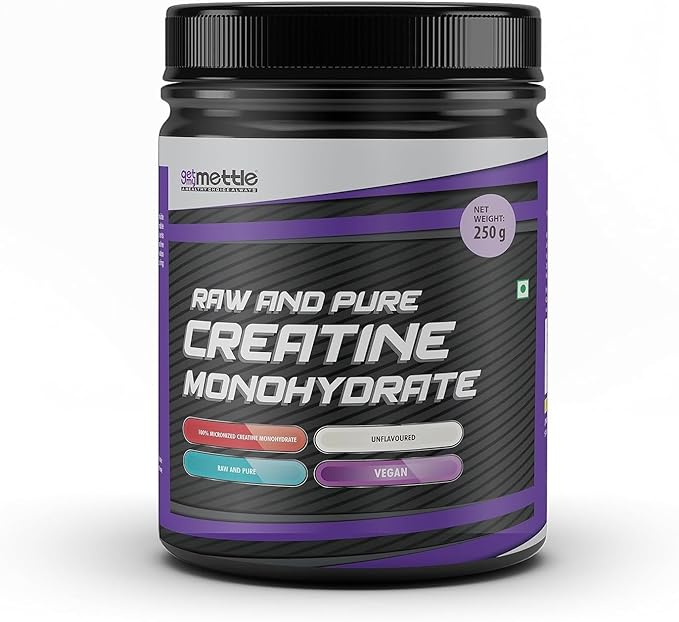 Generic Raw and Pure Creatine Monohydrate | Monohydrate | 250 g | 83 Servings | (Unflavored)