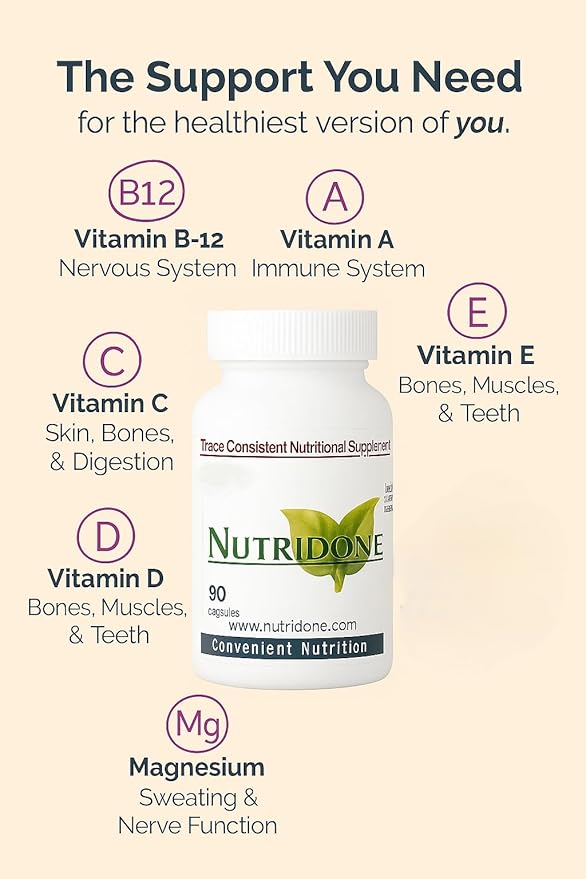 Nutridone is a Powerful Multivitamin Supplement to Fight Fatigue Promote Regularity Support Mood Promote Healthy Immune Function Support a Healthy Heart and Help Those with History of