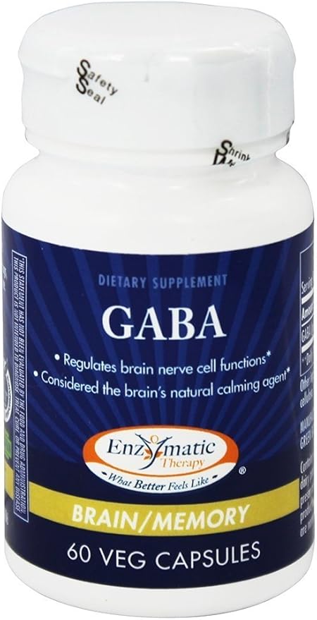 Enzymatic Therapy - GABA 60 caps (Pack of 2)