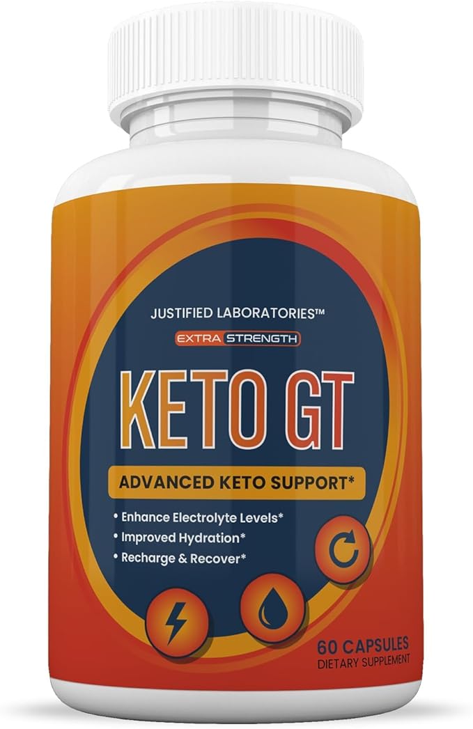 Keto GT Keto Pills 1275MG New &amp Improved Formula Contains Apple Cider Vinegar Extra Virgin Olive Oil Powder Green Tea Leaf 60 Capsules