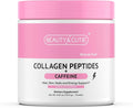 Collagen Peptides with Caffeine 200 mg Powder Grass Fed for Hair Skin Nails and Energy Support Gluten Free Unflavored 6.01 oz