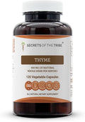 Secrets of the Tribe Thyme 120 Capsules Made with Vegetable Capsules and Thymus Vulgaris Toni Effect (120 Capsules)
