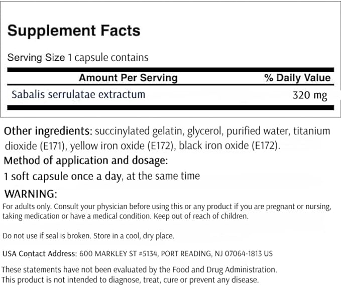 Prostamol Uno 320mg 60 Capsules