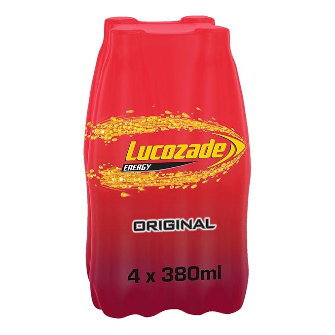 Lucozade Energy Original Drink in Pet Bottle 380 ml (Pack of 24)