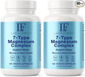 7-Type Magnesium Complex with Vitamin B6 High Absorption Vegan Non-GMO Gluten-Free Supplement – Supports Muscle Relaxation Bone Strength &amp Energy Men &amp Women – 60 Capsules (2)